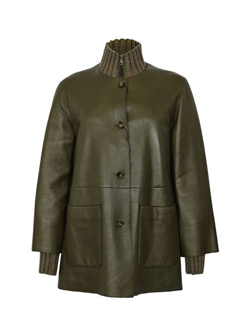 Giubbotto Dom Winter reversibile Green LEATHER AUTHORITY | DOM WINTER REVERSIBLE705